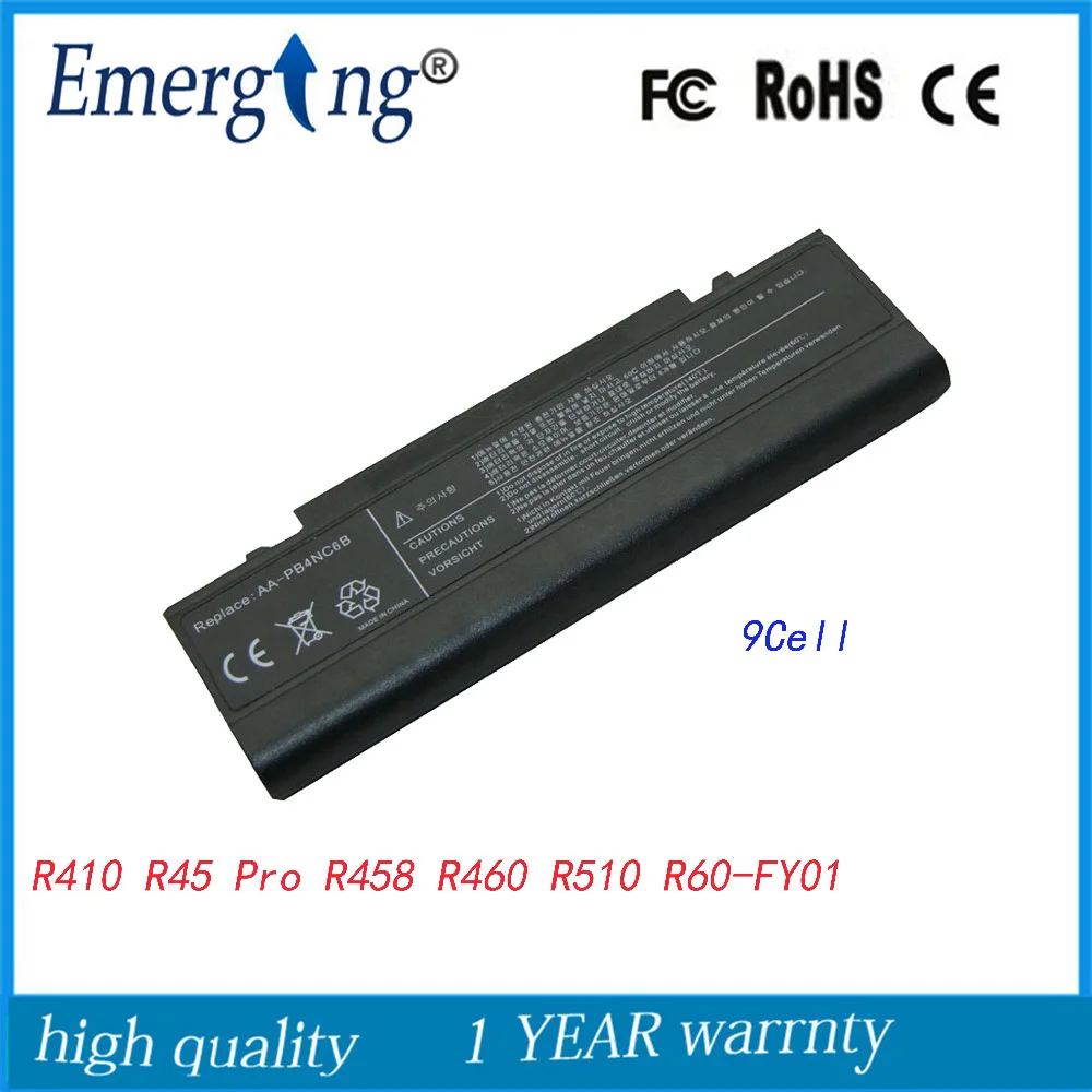 New Replaceable High Laptop Battery for Samsung R410 R45 Pro R458 R460 R510 R60-FY01
New Replaceable High Laptop Battery for Samsung R410 R45 Pro R458 R460 R510 R60-FY01