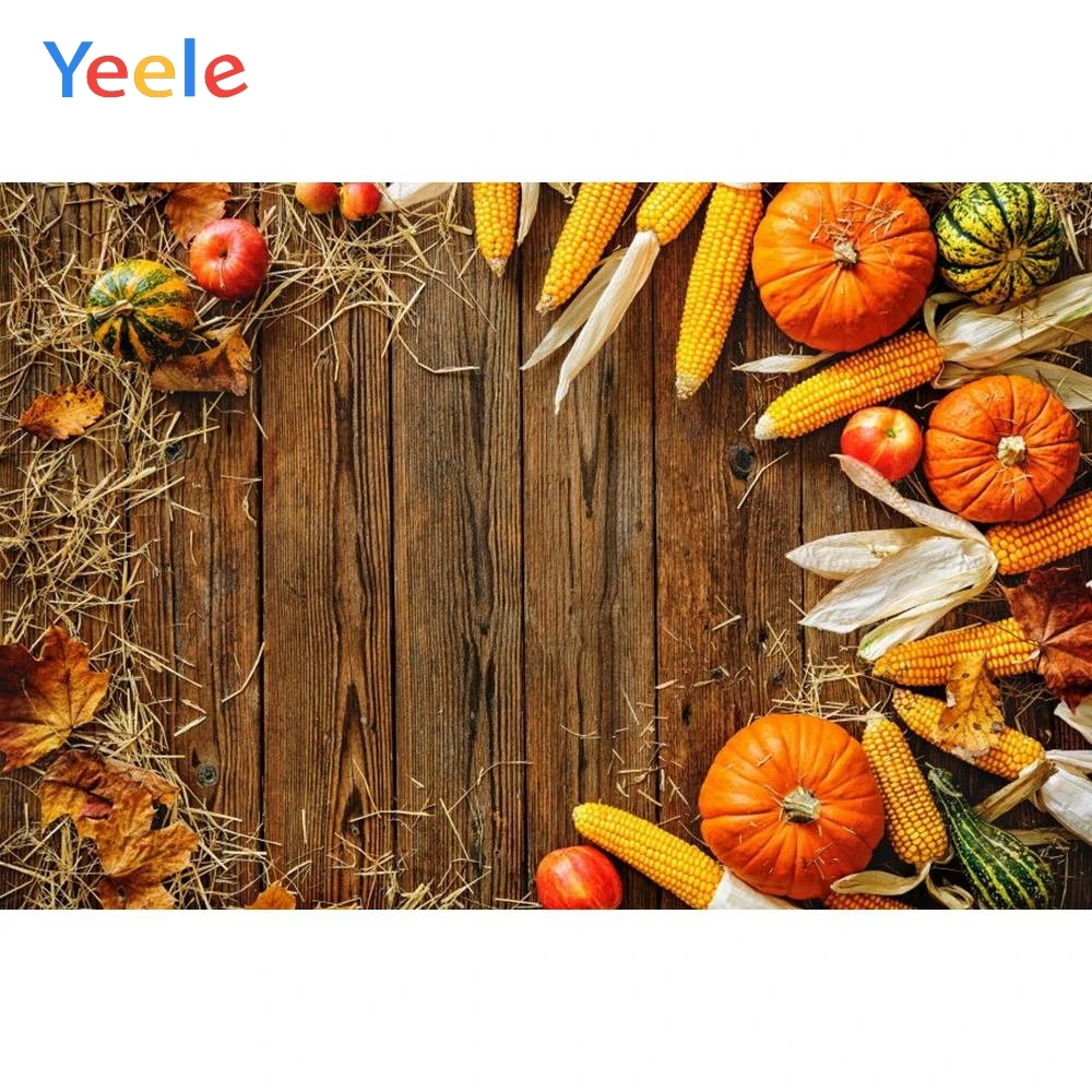 Yeele Autumn Harvest Pumpkin Corn Hay Wood Board Photography Background Thanksgiving Day Photocall Backdrop For Photo Studio
Yeele Autumn Harvest Pumpkin Corn Hay Wood Board Photography Background Thanksgiving Day Photocall Backdrop For Photo Studio