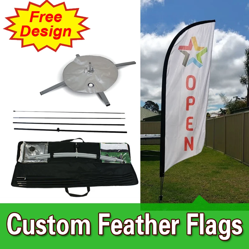 Free Design Free Shipping Double Sided with Cross Base Cheap Flags Signs Banners Outdoor Feather Flags
Free Design Free Shipping Double Sided with Cross Base Cheap Flags Signs Banners Outdoor Feather Flags