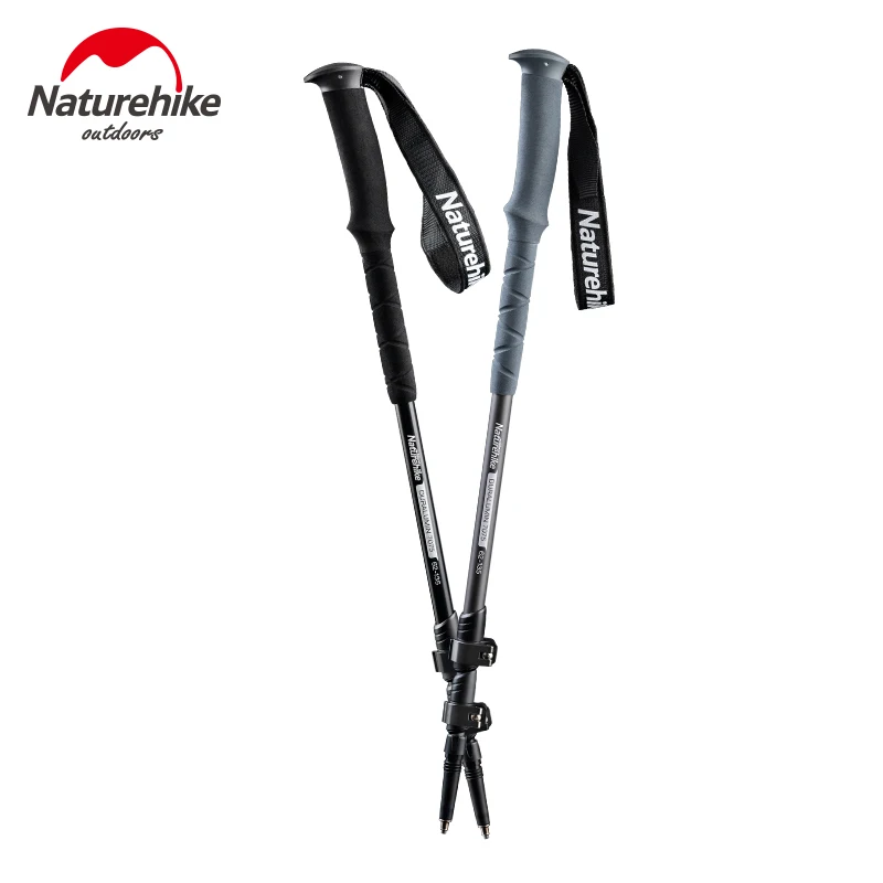 

NatureHike 3 Nodes Folding Cane Ultralight Telescopic Nordic Alpenstocks Retractable Hiking Stick Trekking Poles For Climbing