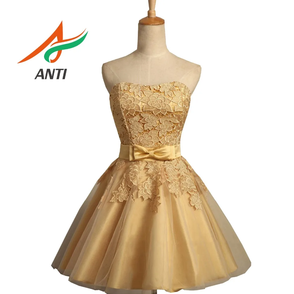 ANTI High Quality Graduation Dress Sexy Backless Tulle graduation dress Short 8th Grade mezuniyet elbiseleri Champagne laurea
ANTI High Quality Graduation Dress Sexy Backless Tulle graduation dress Short 8th Grade mezuniyet elbiseleri Champagne laurea