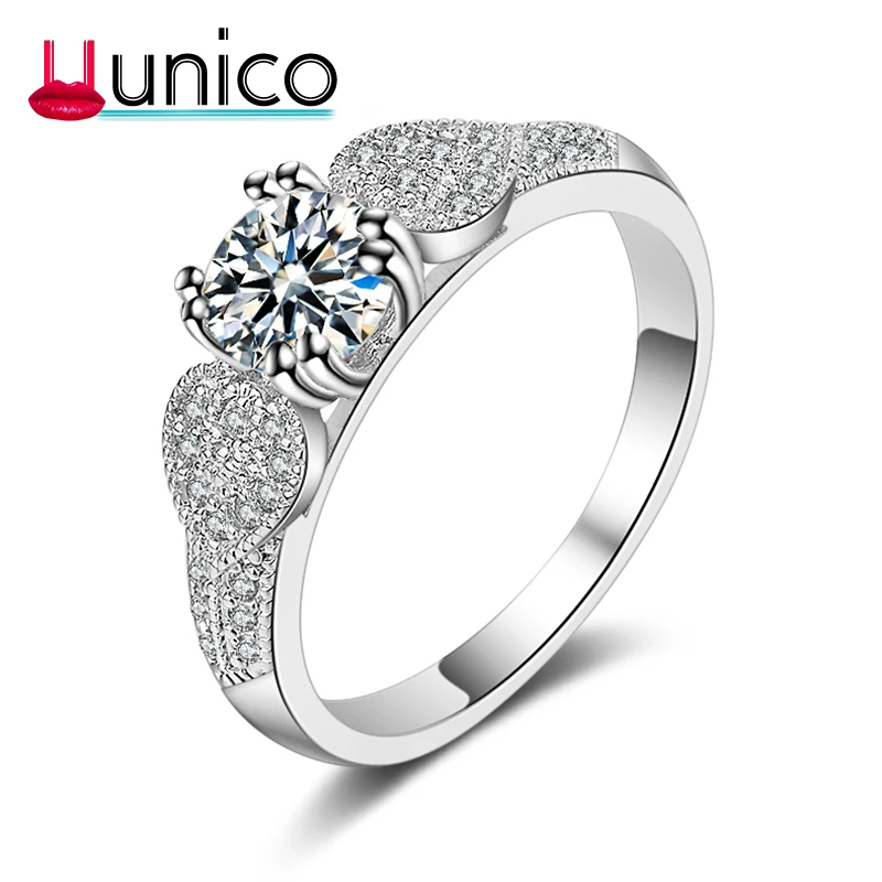 UUNICO Personality Heart Shaped AAA Zircon Ring Women's Wedding Jewelry Valentine Gift
UUNICO Personality Heart Shaped AAA Zircon Ring Women's Wedding Jewelry Valentine Gift