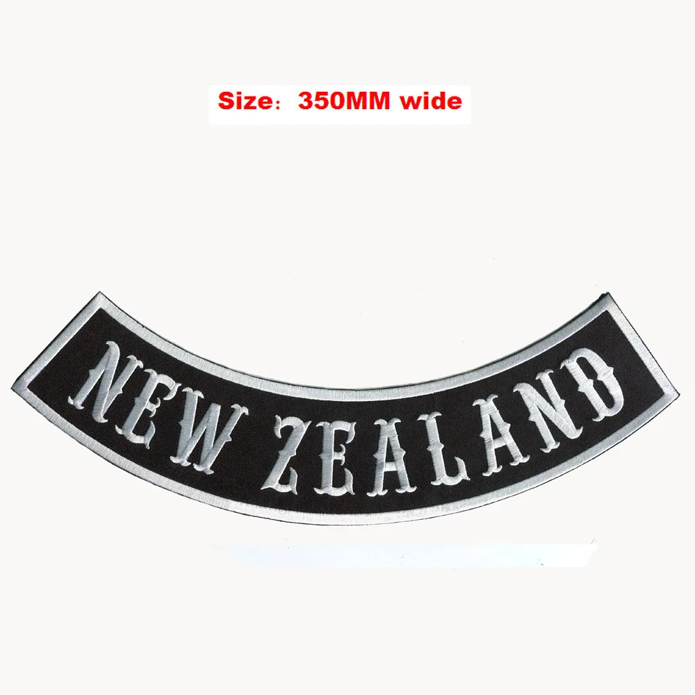 New Zealand rocker jacket for full back embroidery patch 350MM wide /patch cloth/morale patches/embroidered appliques
New Zealand rocker jacket for full back embroidery patch 350MM wide /patch cloth/morale patches/embroidered appliques