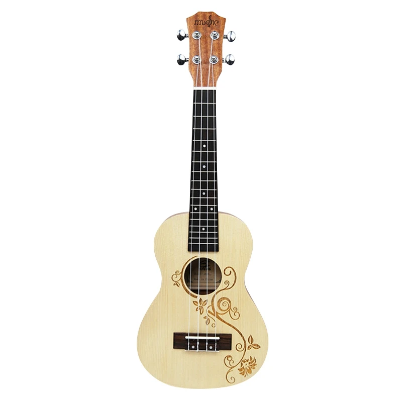 23 Inch Ukulele Concert Acoustic Mini Guitar Rosewood Fretboard 4 Strings Spruce Wood Carvings Uke
23 Inch Ukulele Concert Acoustic Mini Guitar Rosewood Fretboard 4 Strings Spruce Wood Carvings Uke