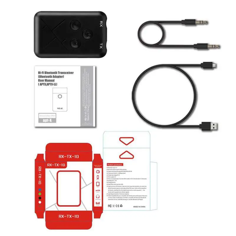 Hot 2 in 1 Wireless Bluetooth Transmitter Receiver Adapter Stereo Audio Music Adapter with 3.5mm Audio Cable / USB Charging Line
Hot 2 in 1 Wireless Bluetooth Transmitter Receiver Adapter Stereo Audio Music Adapter with 3.5mm Audio Cable / USB Charging Line