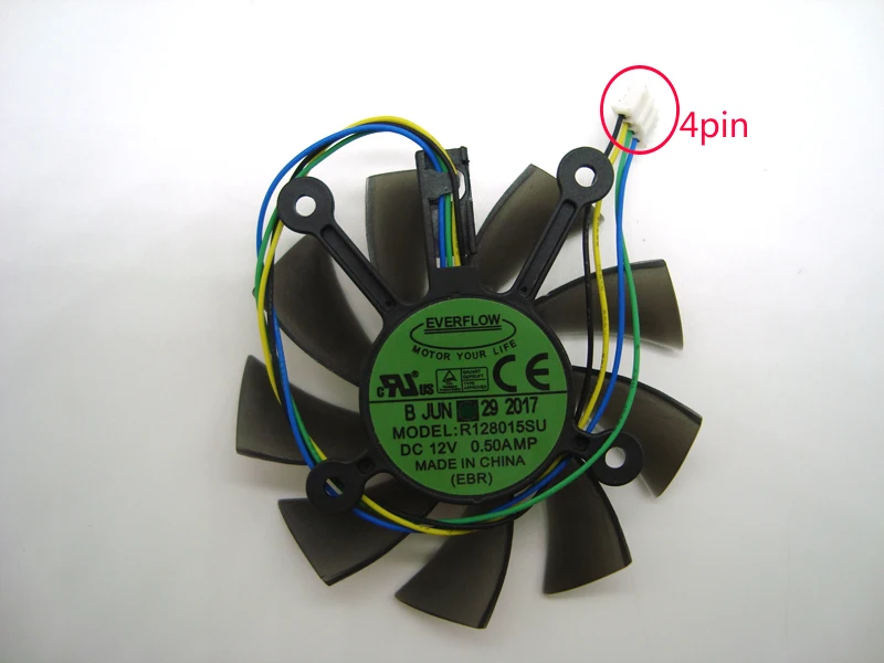 FreeShipping Everflow R128015SU 75MM Cooler Fan For ASUS GTX 560 GTX550Ti HD7850 Graphics Video Card Cooling Fans
FreeShipping Everflow R128015SU 75MM Cooler Fan For ASUS GTX 560 GTX550Ti HD7850 Graphics Video Card Cooling Fans