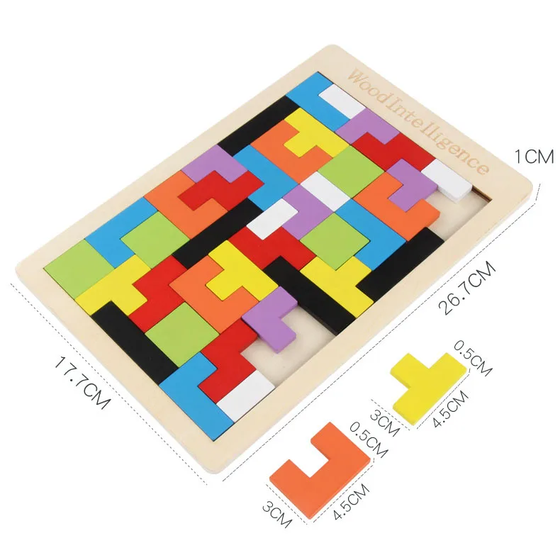 Children Colorful Wooden Tetris Tangram Puzzle Toys Brain Teaser Jigsaw Board Preschool Magination intelligence Games Toys Gift
Children Colorful Wooden Tetris Tangram Puzzle Toys Brain Teaser Jigsaw Board Preschool Magination intelligence Games Toys Gift