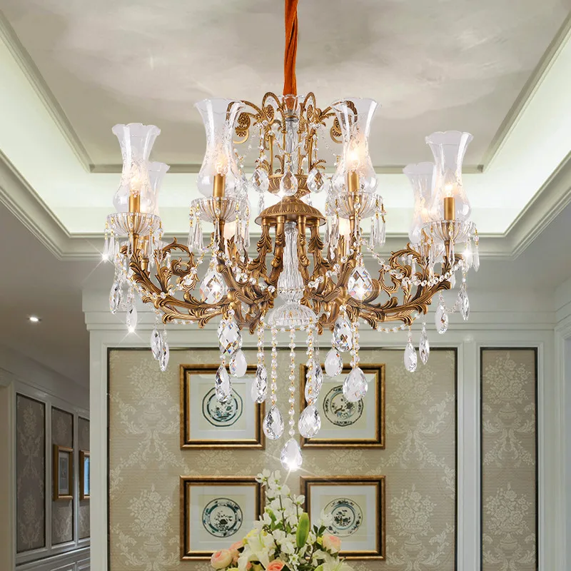 Free Shipping Brass Color Lustres Modern Chandelier Genuine Vintage Crystal Chandelier E14 Caved White High Quality Chandelier
Free Shipping Brass Color Lustres Modern Chandelier Genuine Vintage Crystal Chandelier E14 Caved White High Quality Chandelier
