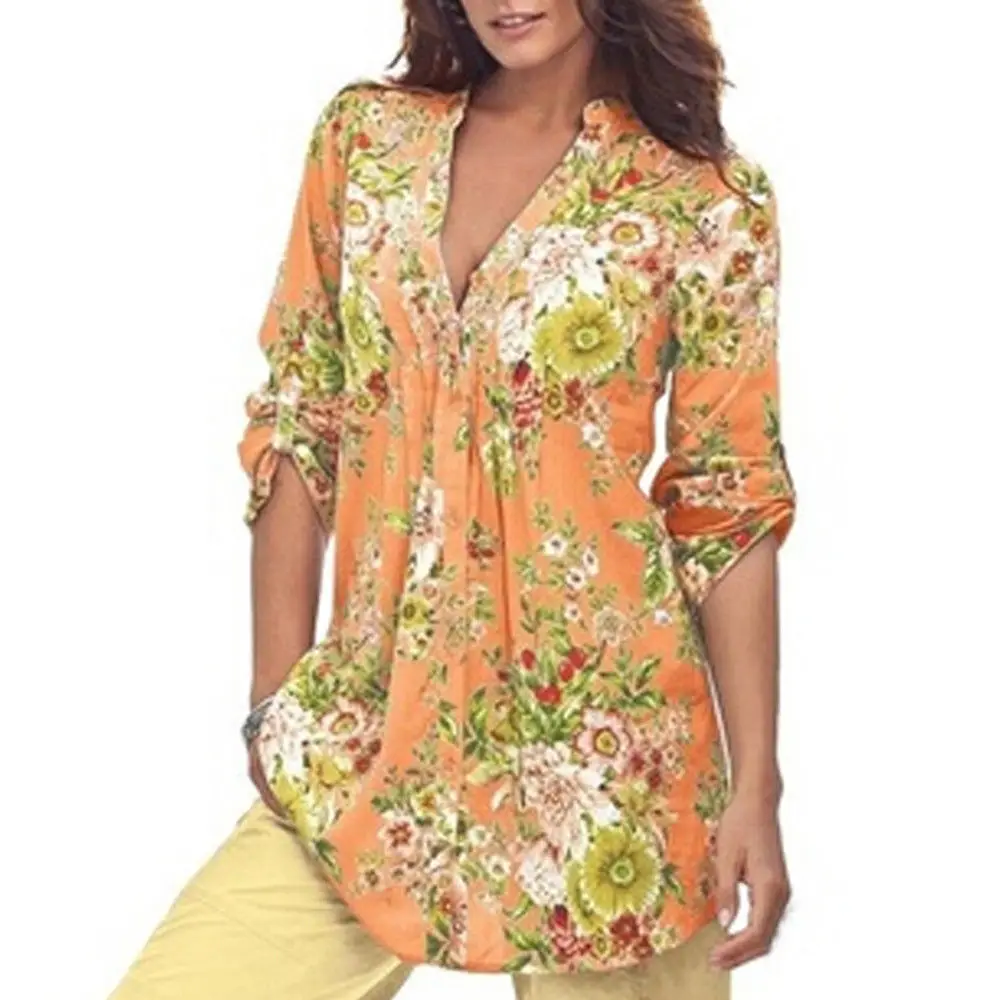 women blouse fashion vintage female ladies flower printed sexy autumn casual clothing womens top shirt top
women blouse fashion vintage female ladies flower printed sexy autumn casual clothing womens top shirt top