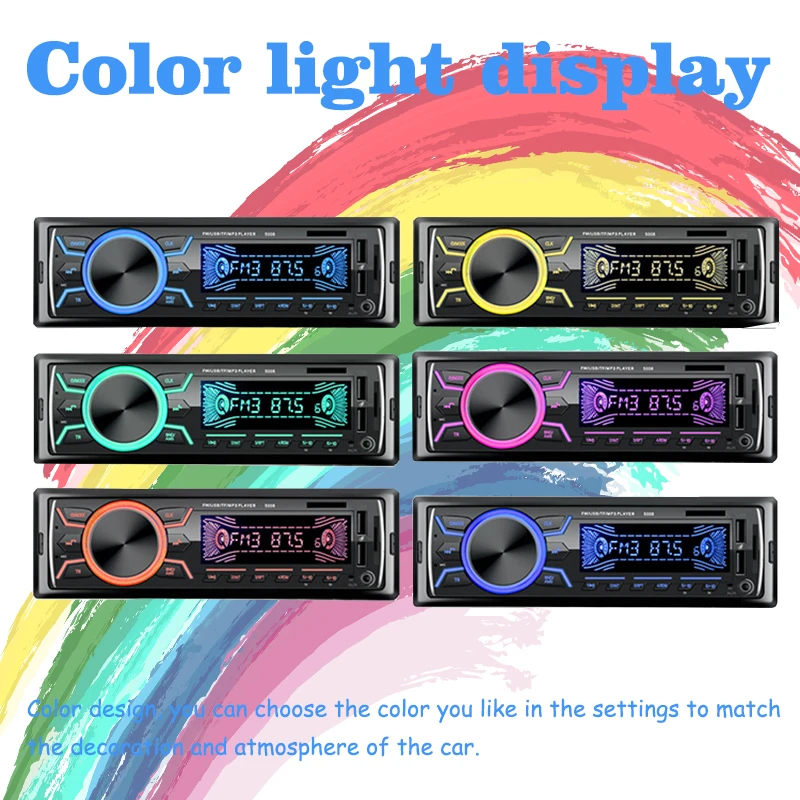 1 DIN Car Radio MP3 Player Support Fast Charge FM Radio Function 12V Dual USB Support USB/TF card reader MP3/WMA/WAV Bluetooth
1 DIN Car Radio MP3 Player Support Fast Charge FM Radio Function 12V Dual USB Support USB/TF card reader MP3/WMA/WAV Bluetooth
