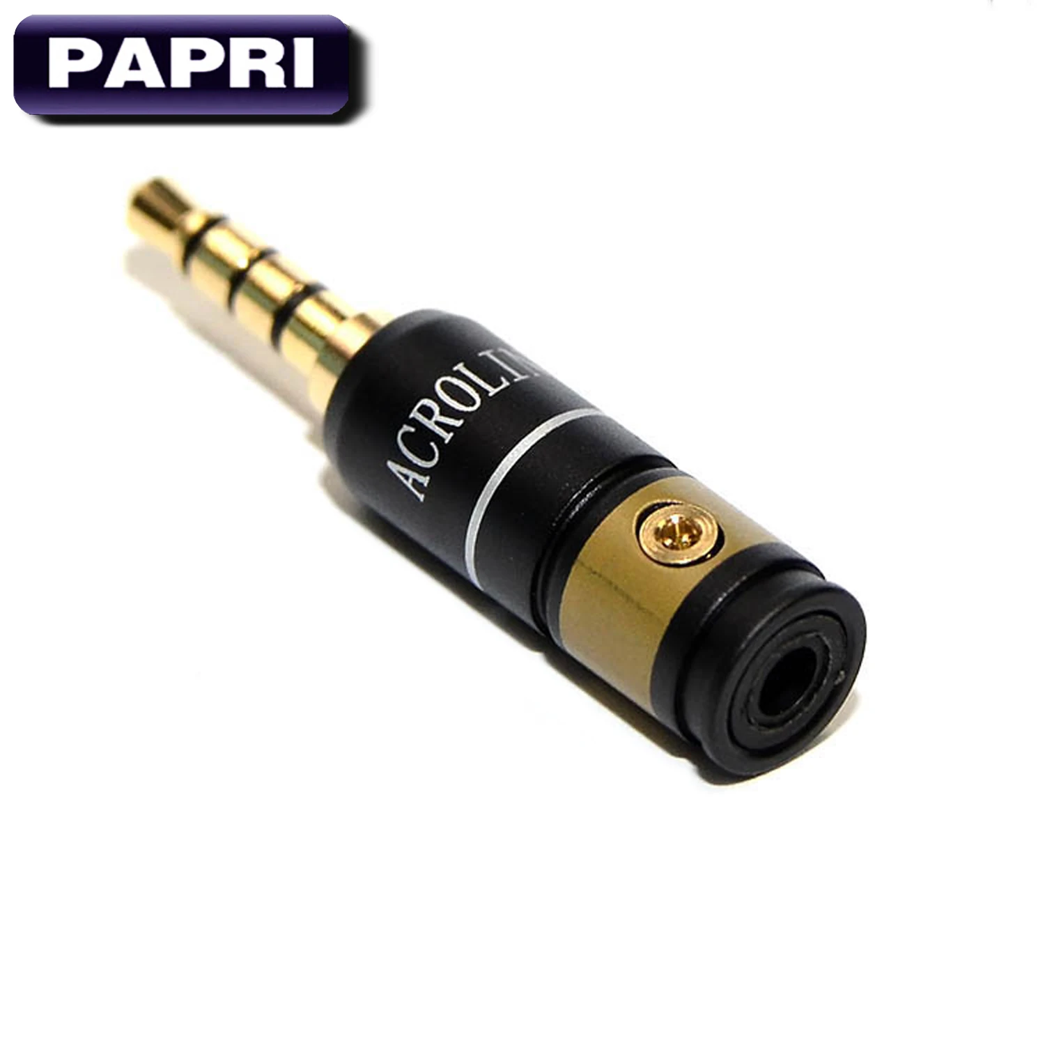 PAPRI DIY HiFi 3.5mm Plugs Repair Headphone Jack Audio Pure Brass Gold Plated Connector Plug For Earphone Cable
PAPRI DIY HiFi 3.5mm Plugs Repair Headphone Jack Audio Pure Brass Gold Plated Connector Plug For Earphone Cable