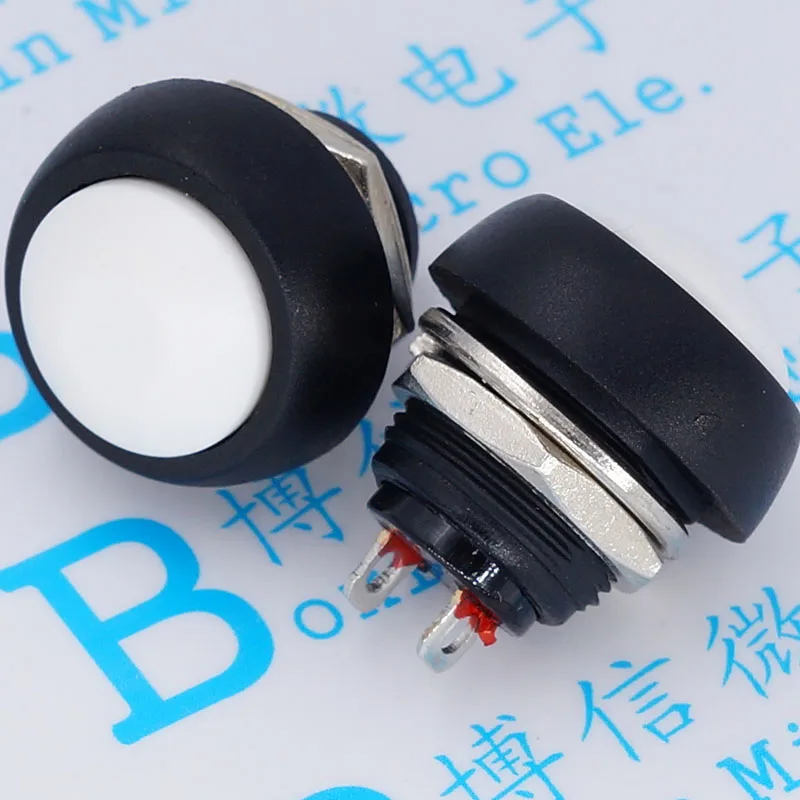White PBS - 33 b 12 mm, no lock switch Small button switch waterproof switch since the reset
White PBS - 33 b 12 mm, no lock switch Small button switch waterproof switch since the reset