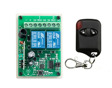 DC12V 2CH РФ беспроводной переключатель системы дистанционного управления teleswitch 1X передатчик + приемник-1 шт. обучающий код 315/433 МГц
DC12V 2CH РФ беспроводной переключатель системы дистанционного управления teleswitch 1X передатчик + приемник-1 шт. обучающий код 315/433 МГц