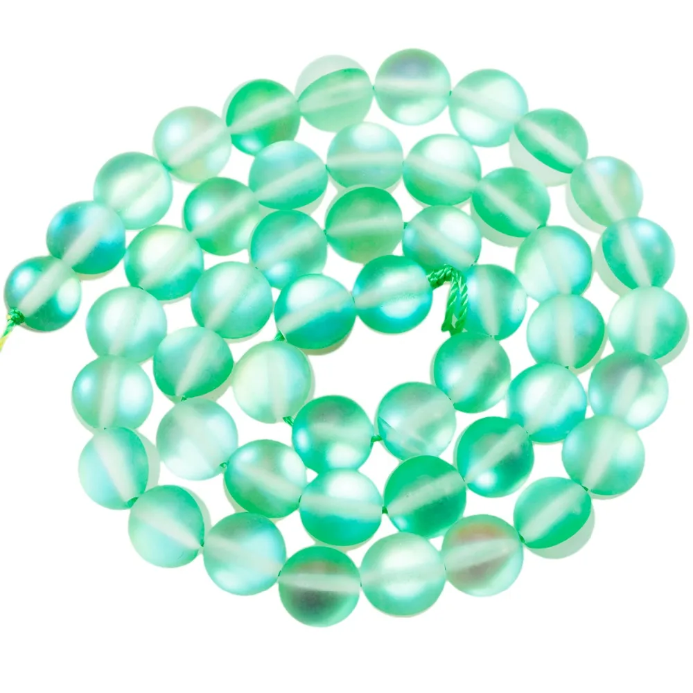 TUMBEELLUWA Green Matte Frosted Glass Loose Bead for Jewelry Making 8mm Round 15 inches
TUMBEELLUWA Green Matte Frosted Glass Loose Bead for Jewelry Making 8mm Round 15 inches