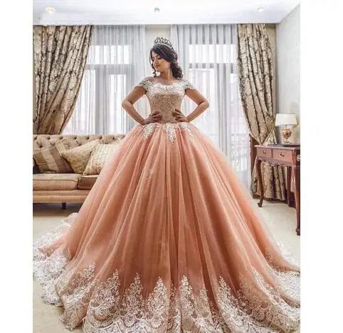 Orange Quinceanera Dresses Off The Shoulder Ball Gown Tullr Lace White Appliques Vestidos De 15 Anos Floor Length Robe De Bal
Orange Quinceanera Dresses Off The Shoulder Ball Gown Tullr Lace White Appliques Vestidos De 15 Anos Floor Length Robe De Bal