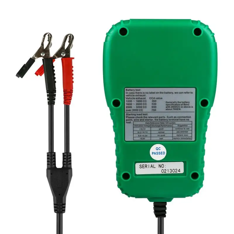 TLXC Storage Battery Tester Lead-acid Analyzer CCA 100-1700 2.5 LCD Display 9-18V Diagnostic Tool for Car Light Truck | Автомобили и