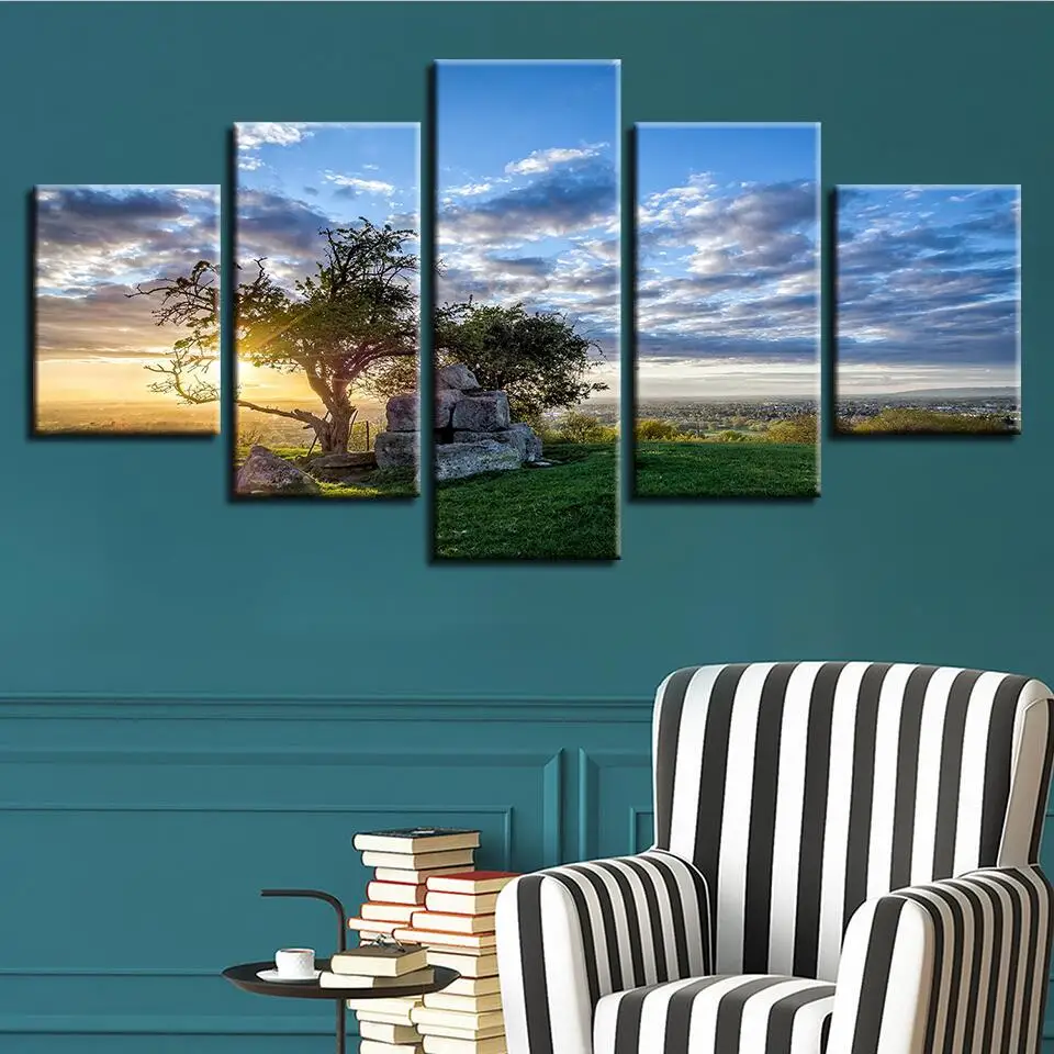 Modern HD Canvas Home Decor Creative Printed 5 Pieces Mountain Landscape Sunshine Pictures Wall Poster Art Spray Painting Framed
Modern HD Canvas Home Decor Creative Printed 5 Pieces Mountain Landscape Sunshine Pictures Wall Poster Art Spray Painting Framed