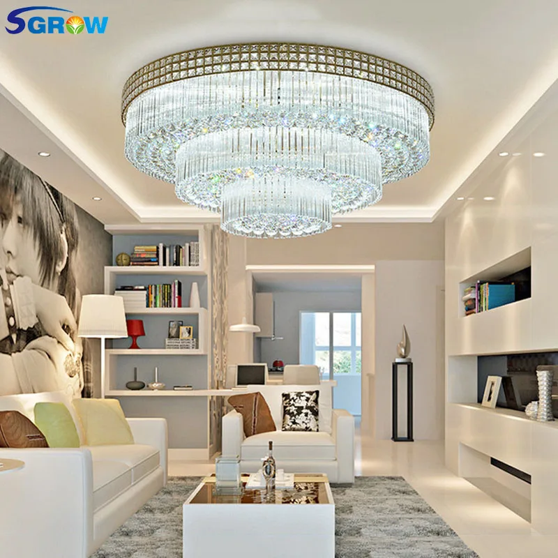 SGROW Art Deco Indoor Lighting Fixtures K9 Crystal Ceiling Chandeliers for Living Room Bedroom Dining Room Led Hanging Lampara
SGROW Art Deco Indoor Lighting Fixtures K9 Crystal Ceiling Chandeliers for Living Room Bedroom Dining Room Led Hanging Lampara