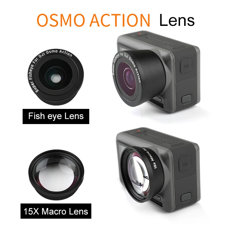 Камера внешняя 15X макрообъектив для DJI OSMO Action/180 градусов Рыбий глаз объектив OSMO аксессуары для экшн-камеры
Камера внешняя 15X макрообъектив для DJI OSMO Action/180 градусов Рыбий глаз объектив OSMO аксессуары для экшн-камеры