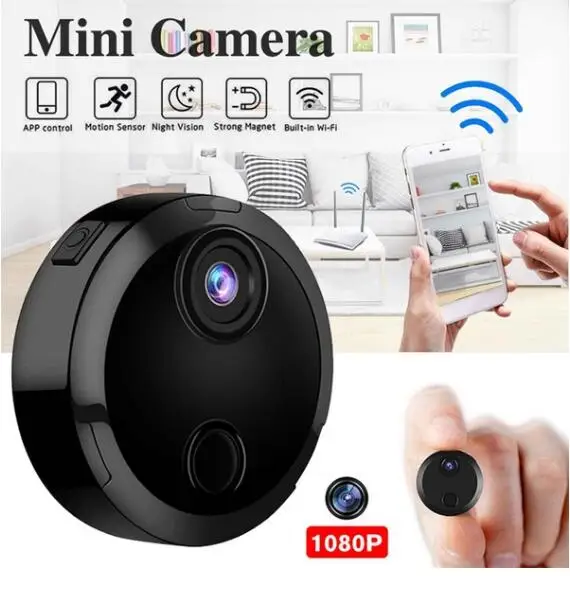 HYUCHON 1080P WiFi мини камера HDQ15 IP Беспроводная для помещений/детский монитор домашних