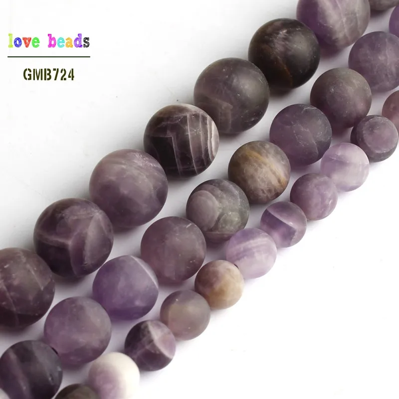 Natural Matte Purple Crystal Amethysts Round Stone Beads for Jewelry Making 15'' Strand DIY Bracelet 6mm 8mm 10mm
Natural Matte Purple Crystal Amethysts Round Stone Beads for Jewelry Making 15'' Strand DIY Bracelet 6mm 8mm 10mm