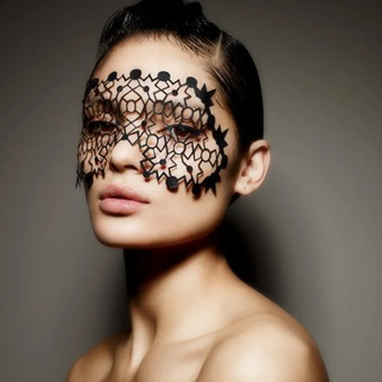 Black Lace Paper-cut Mask Patterned Face Stickers Halloween Masquerade Christmas Party Fashion Sexy Reusable Eye Makeup Beauty
Black Lace Paper-cut Mask Patterned Face Stickers Halloween Masquerade Christmas Party Fashion Sexy Reusable Eye Makeup Beauty