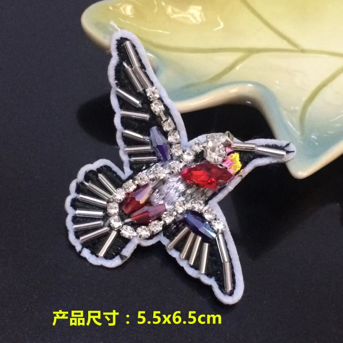 bird 5pcs/lot beaded patches applique patches for clothing fabric patch sewing parches bordados embroidered patches
bird 5pcs/lot beaded patches applique patches for clothing fabric patch sewing parches bordados embroidered patches