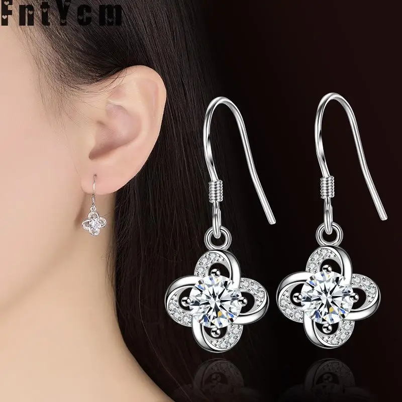 Lucky Flower Eternal White Purple Rhinestone Sterling Earrings Minimalistic For Women Eternal Flower Earings jewelry
Lucky Flower Eternal White Purple Rhinestone Sterling Earrings Minimalistic For Women Eternal Flower Earings jewelry