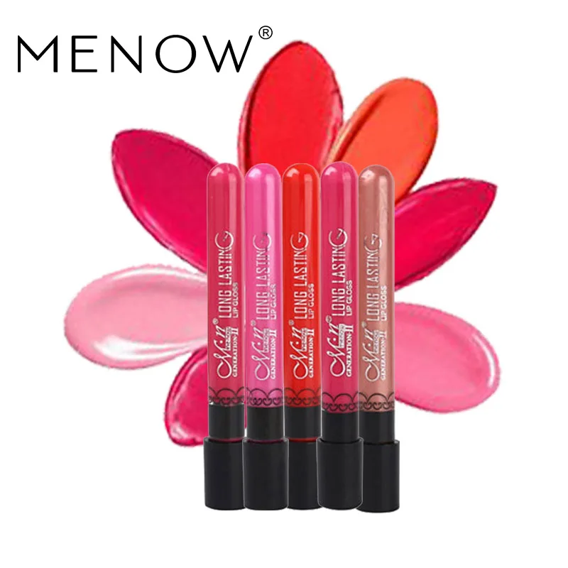 Menow Brand 5 Colors /set Makeup Matte Lip Gloss Moisturizing Lasting non-stick Cup Liquid Lipstick Free Shipping tint 4188 | Красота и