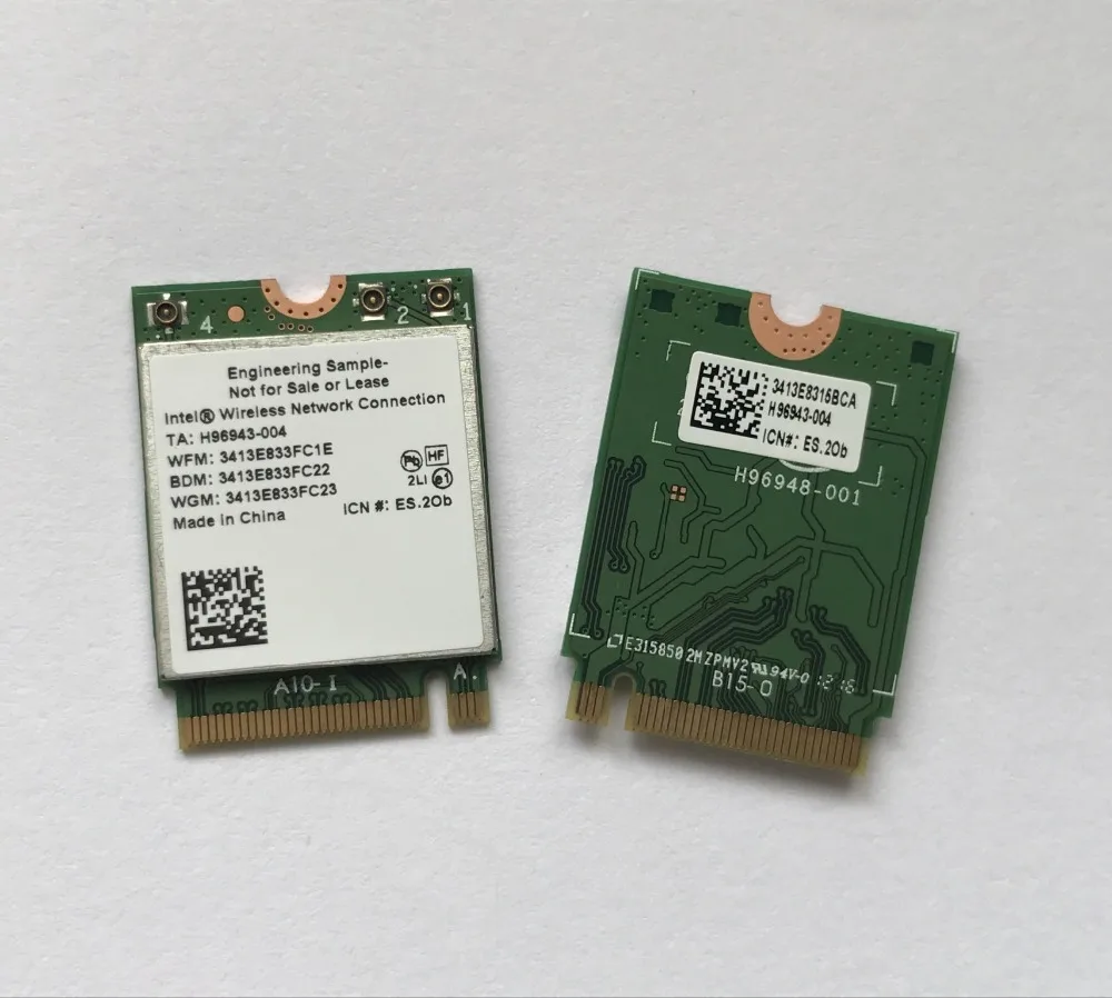 Новый Intel 18265ngw 8265ngw трехдиапазонный Беспроводной-AC 2.4 г/5 г + Bluetooth 4.2 WI-FI модуль 867