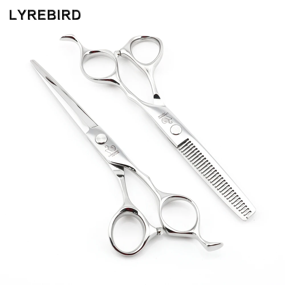 Professional Hair Scissors 6 INCH JP440C Silver Barber Hair Shears Thinning Scissors Bearing screw Lyrebird HIGH CLASS NEW
Professional Hair Scissors 6 INCH JP440C Silver Barber Hair Shears Thinning Scissors Bearing screw Lyrebird HIGH CLASS NEW