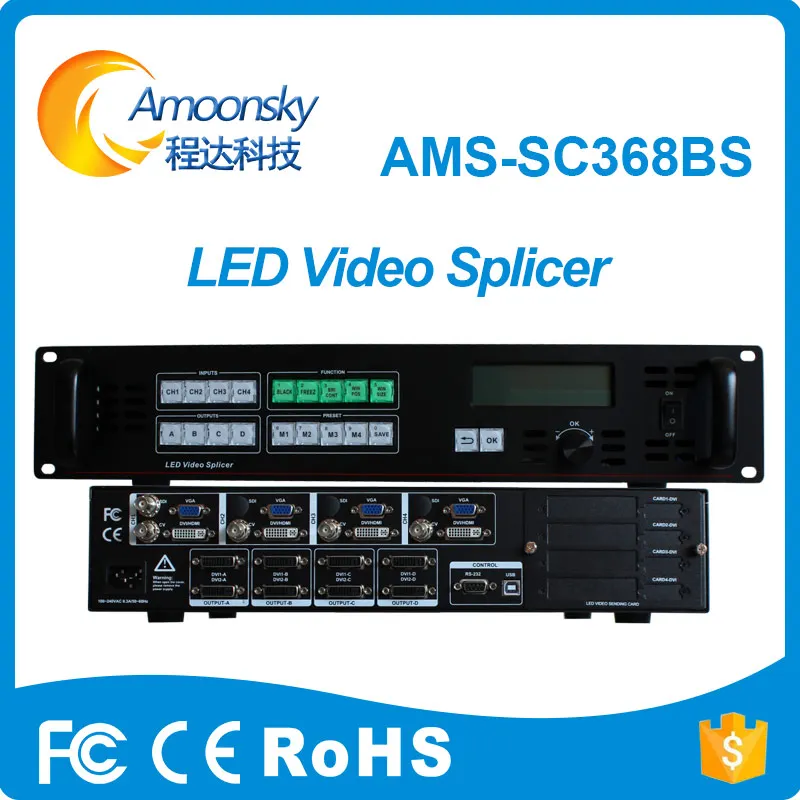 Светодиодный экран Amoonsky SC368BS, видеопроцессор с поддержкой linsn ts802d nova и colorlight, отправляющая карта, работает с модулем p10
Светодиодный экран Amoonsky SC368BS, видеопроцессор с поддержкой linsn ts802d nova и colorlight, отправляющая карта, работает с модулем p10