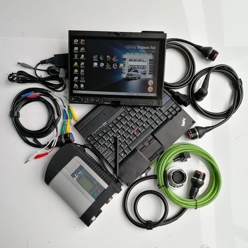 Super MB Star C4 SD compact 4 with Used Tablet X201T I7 4G and 360GB SSD with V12.2021 Software X Vediamo DTS Auto Diagnosis
Super MB Star C4 SD compact 4 with Used Tablet X201T I7 4G and 360GB SSD with V12.2021 Software X Vediamo DTS Auto Diagnosis