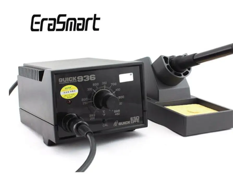 936 60W Constant Temperature Electronic Soldering Iron SMD Soldering Station Iron for BGA Rework
936 60W Constant Temperature Electronic Soldering Iron SMD Soldering Station Iron for BGA Rework