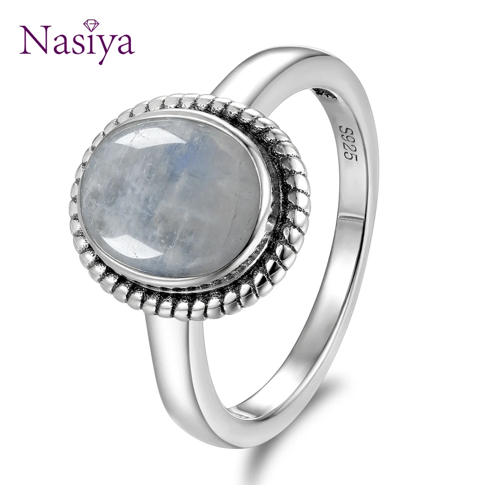 New Fashion 8x10 MM Oval Natural Moonstones Rings Women's 925 Silver Jewelry Ring Wholesale High Quality Gifts Vintage Fine
New Fashion 8x10 MM Oval Natural Moonstones Rings Women's 925 Silver Jewelry Ring Wholesale High Quality Gifts Vintage Fine
