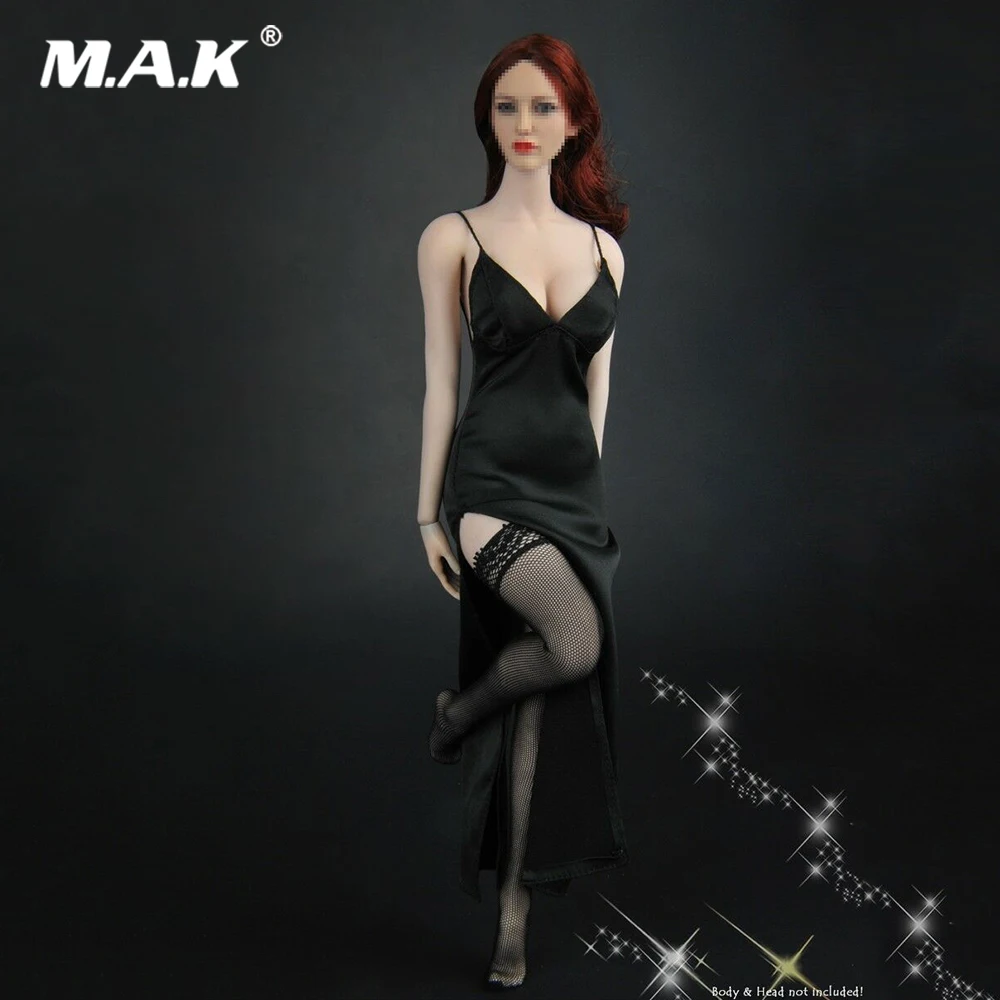 1/6 Sexy Female Clothes Accessory Black Evening Dress Stockings Clothing Set for 12" Female Figure Body Doll
1/6 Sexy Female Clothes Accessory Black Evening Dress Stockings Clothing Set for 12" Female Figure Body Doll