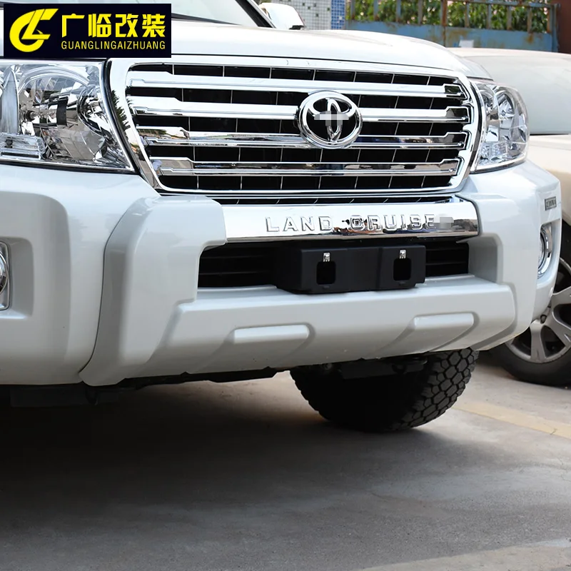 Для Toyota Land Cruiser LC200 2012 2016 передний бампер диффузор бамперы защита для губ