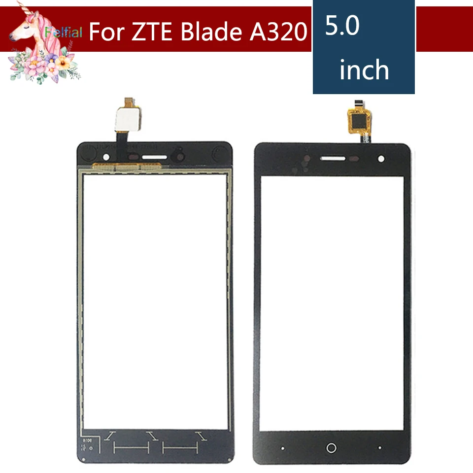 5.0" For ZTE Blade L7 A320 LCD Touch Screen Digitizer Sensor Outer Glass Lens Panel Replacement
5.0" For ZTE Blade L7 A320 LCD Touch Screen Digitizer Sensor Outer Glass Lens Panel Replacement