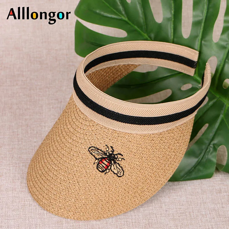 Summer Sunhats 2022 Bee Print Embroidery Visors Straw Beach Hat Women Chapeu Feminino Viseras De Mujer Sun Visor Sun cap
Summer Sunhats 2022 Bee Print Embroidery Visors Straw Beach Hat Women Chapeu Feminino Viseras De Mujer Sun Visor Sun cap