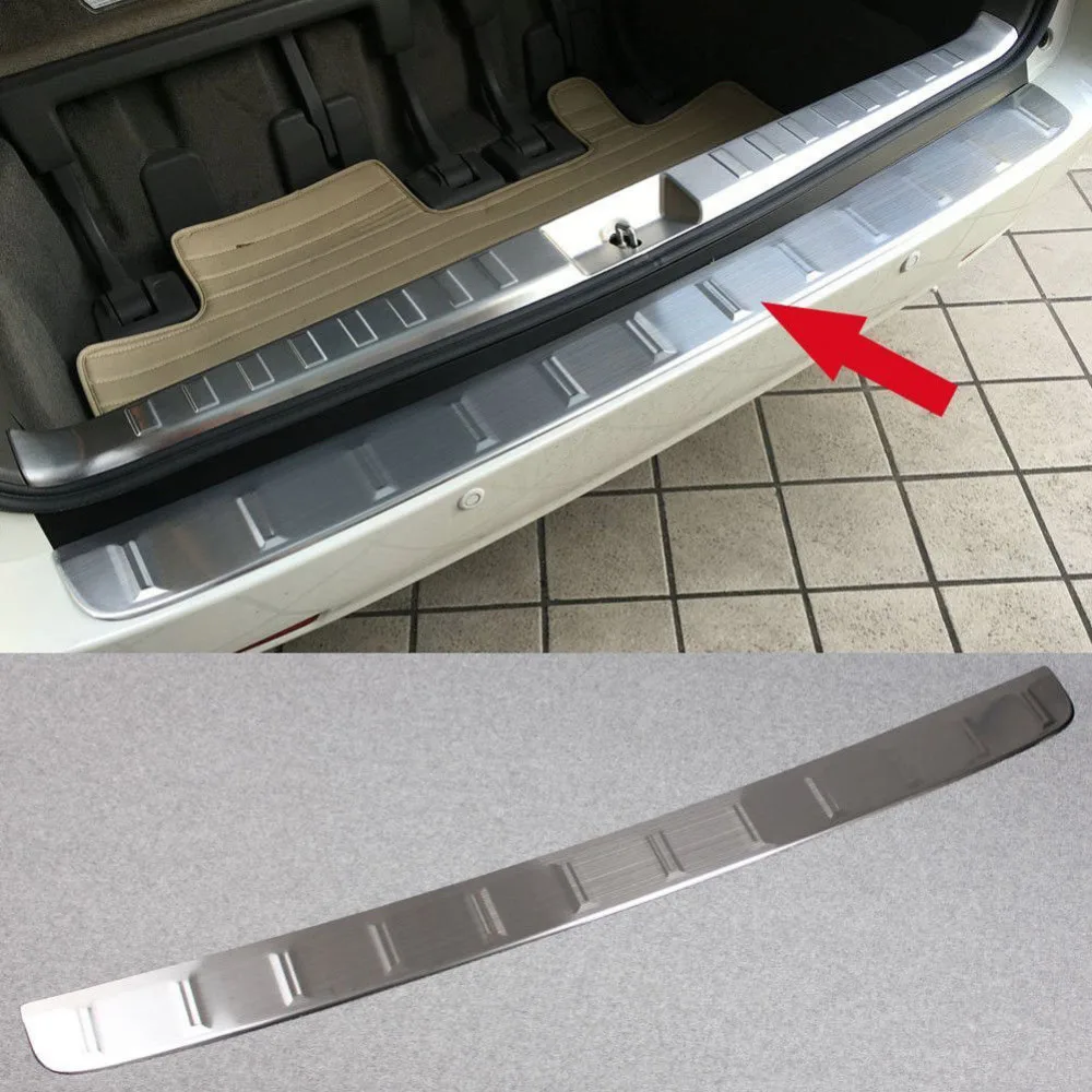 Подходит для Toyota Sienna 2011-2017, задний бампер из нержавеющей стали, внешняя защитная крышка для багажника, декоративные аксессуары
Подходит для Toyota Sienna 2011-2017, задний бампер из нержавеющей стали, внешняя защитная крышка для багажника, декоративные аксессуары