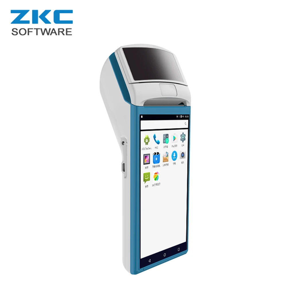ZKC5501 WCDMA NFC RFID Android Mobile Handheld Restaurant PDA POS Qr code Scanner Terminal with Built in Thermal Printer | Компьютеры и