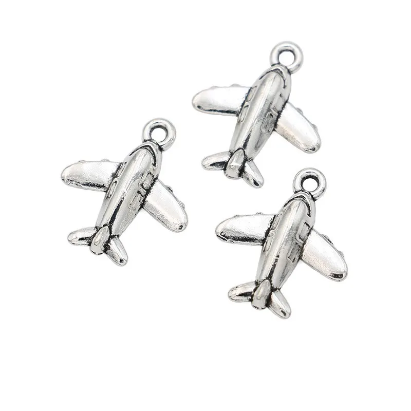 30pcs Antique Silver Plated Plane Charms Pendants for Jewelry Making Bracelet Jewelry Findings DIY Handmade Craft 15x14mm
30pcs Antique Silver Plated Plane Charms Pendants for Jewelry Making Bracelet Jewelry Findings DIY Handmade Craft 15x14mm