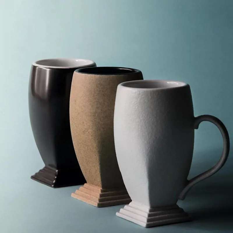 420ml Creative Handmade Coffee Cup Brief Ceramic Office Mugs Tea Cup Home Porcelain Drinkware Large Capacity Breakfast Milk Mugs
420ml Creative Handmade Coffee Cup Brief Ceramic Office Mugs Tea Cup Home Porcelain Drinkware Large Capacity Breakfast Milk Mugs