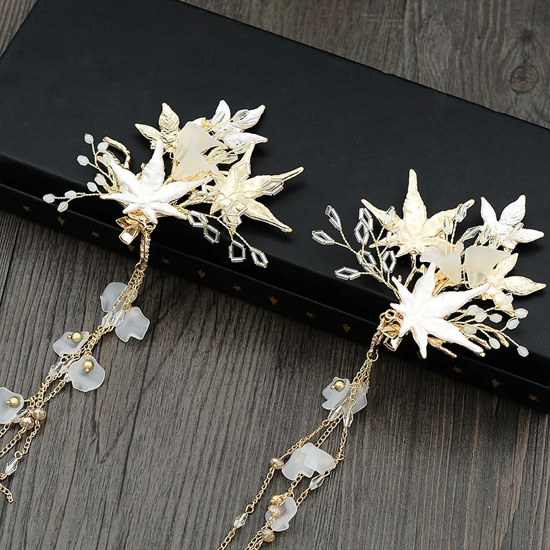 new long tassel barrette brides wedding barrette hair decoration female Head wear bride hair accessories wholesale
new long tassel barrette brides wedding barrette hair decoration female Head wear bride hair accessories wholesale