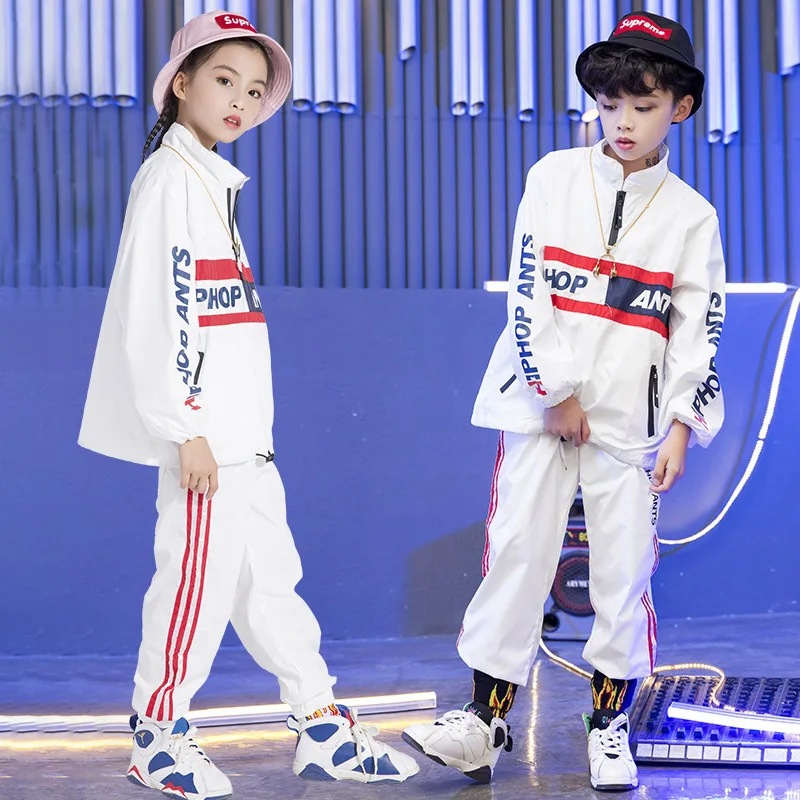 White Sweatshirt Pants Set Children's Stage Performance Competition Clothing Kids Boys Girls Jazz Street Dance Hip Hop Costumes
White Sweatshirt Pants Set Children's Stage Performance Competition Clothing Kids Boys Girls Jazz Street Dance Hip Hop Costumes