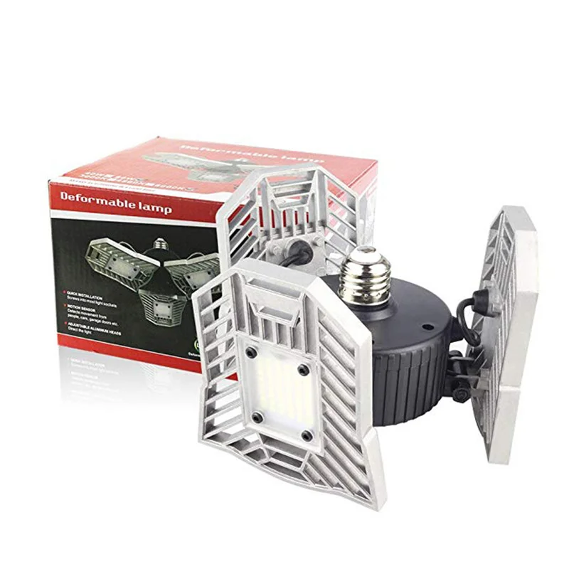 Angle Adjustable LED Deformable Garage Light 60W E27 LED Ceiling Lamp For Warehouse/Basement/Workshop LED Energy Saving Lamp
Angle Adjustable LED Deformable Garage Light 60W E27 LED Ceiling Lamp For Warehouse/Basement/Workshop LED Energy Saving Lamp
