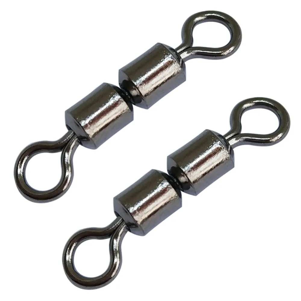 

F2052 1000pcs/lot High Speed Double Rolling Swivel Barrel Fishing Swivels FishingTackle Connector Accessories pesca