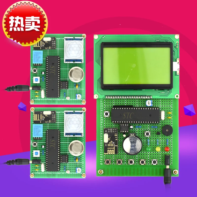 51 single chip wireless multi-channel environmental monitoring system design s.mo.ke light temperature and humidity human alarm
51 single chip wireless multi-channel environmental monitoring system design s.mo.ke light temperature and humidity human alarm
