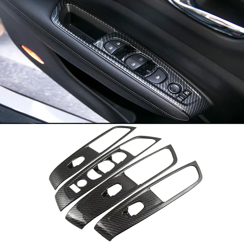 ABS Carbon fiber Car Inner Door Window Switch Panel Cover Trim Decoration For Renault Koleos 2017 2018 Accessories 4PCS
ABS Carbon fiber Car Inner Door Window Switch Panel Cover Trim Decoration For Renault Koleos 2017 2018 Accessories 4PCS