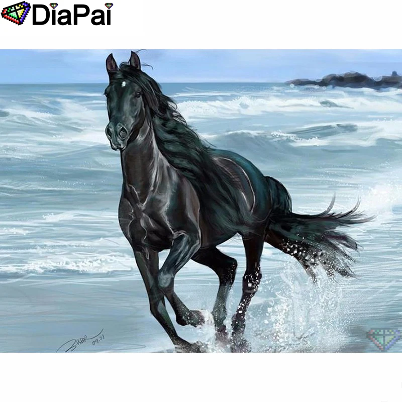 DIAPAI Diamond Painting 5D DIY 100% Full Square/Round Drill "Animal horse" Diamond Embroidery Cross Stitch 3D Decor A24751
DIAPAI Diamond Painting 5D DIY 100% Full Square/Round Drill "Animal horse" Diamond Embroidery Cross Stitch 3D Decor A24751